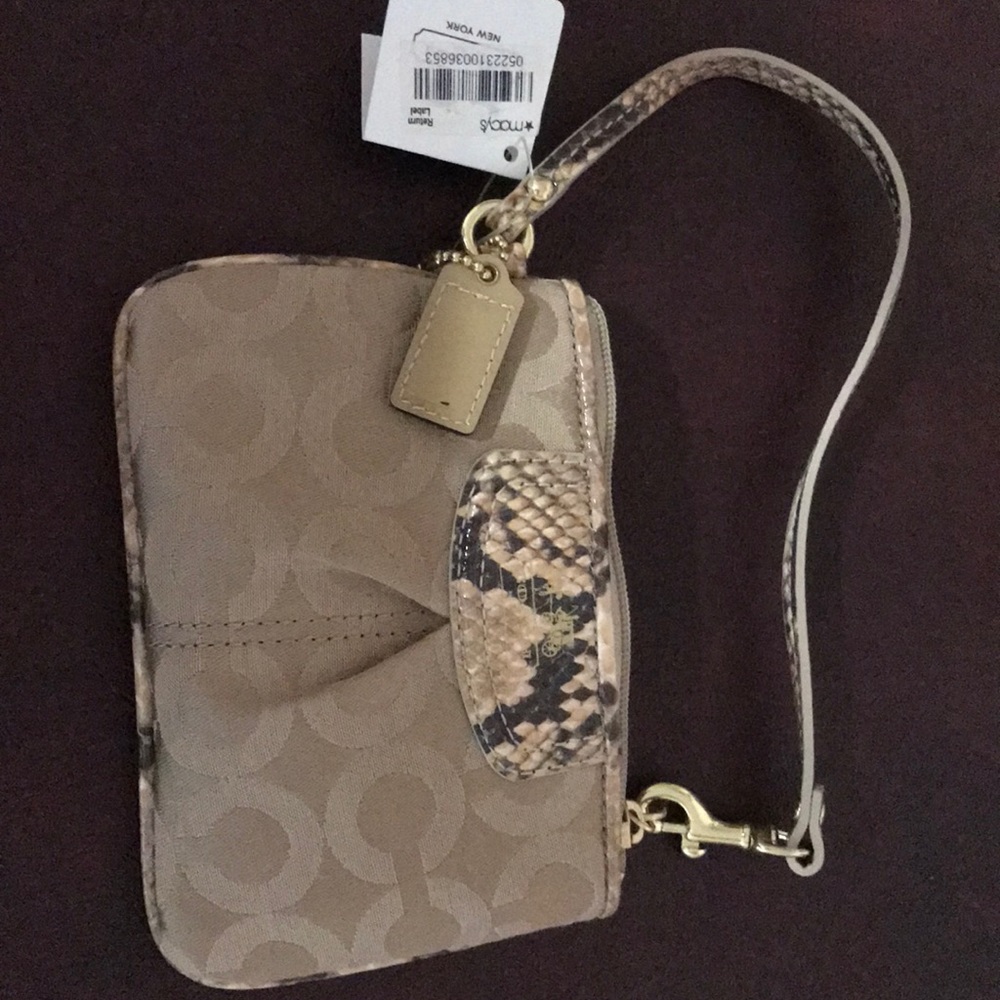 Coach wristlet